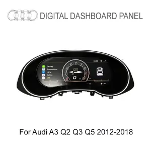 Audi Q3 2012-2018 แผงหน้าปัด LCD ขนาด 12.3 นิ้ว