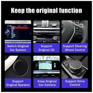 BMW X1 หน่วยควบคุมระบบ Android 2009–2015 | ระบบเสียง CarPlay