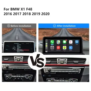 BMW X1 F48 NBT EVO หน่วยควบคุมระบบแอนดรอยด์