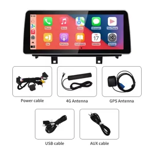 BMW X5 F15 X6 F16 Android Head Unit 2014–2017 NBT CarPlay QLED 4 BMW X5 X6 หน่วยควบคุมกลางระบบแอนดรอยด์