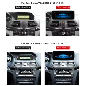Mercedes E W212 หน่วยควบคุมกลางระบบแอนดรอยด์ 2009–2016 4 Mercedes E W212 หน่วยควบคุมกลางระบบแอนดรอยด์ 2009–2016 | CarPlay DSP