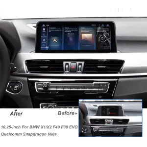 BMW X1 E84 CIC Android Screen 2009–2015 with CarPlay & Android Auto 3 BMW X1 หน่วยควบคุมระบบ Android 2009–2015 | ระบบเสียง CarPlay