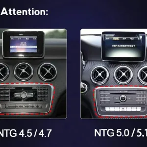 Mercedes W176 A-Class หน่วยประมวลผลกลางระบบ Android 2012–2018 | CarPlay DSP
