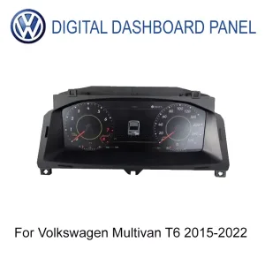 มาตรวัดดิจิทัลสำหรับ Volkswagen Multivan T6 ปี 2015–2022 ขนาด 12.3 นิ้ว IPS LCD