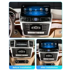 Mercedes-Benz GLE หน่วยควบคุมระบบ Android