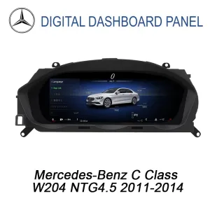 Mercedes W204 Digital Cluster for 2011-2014 C-Class 12.3 OEM Cockpit Upgrade 7 เมอร์เซเดส C-Class W204 แผงหน้าปัดดิจิทัล 2011–2014 | 12.3 นิ้ว