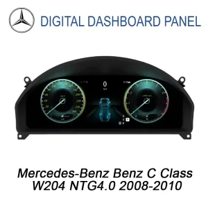Mercedes C Class W204 แผงหน้าปัดดิจิทัล 2008–2010 | 12.3″