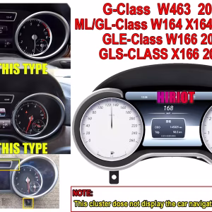 Mercedes G Class Digital Cluster 2013–2019 | 12.3″ 7 Mercedes ML GL แผงหน้าปัดดิจิทัล 2012–2015 | 12.3″ CarPlay, Android Auto
