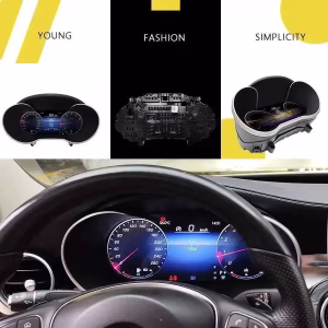 Mercedes C GLC แผงหน้าปัดดิจิทัล 2017 W205 NTG 5.0 | 12.3″ CarPlay