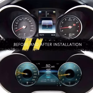 Mercedes C GLC แผงหน้าปัดดิจิทัล 2017 W205 NTG 5.0 | 12.3″ CarPlay