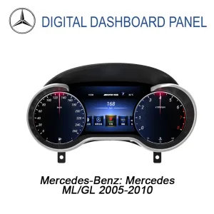 Mercedes ML GL แผงหน้าปัดดิจิทัล 2012–2015 | 12.3″ CarPlay, Android Auto