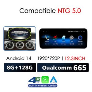 เมอร์เซเดส-เบนซ์ ซี-คลาส W205 จีแอลซี X253 วี W446 ระบบมัลติมีเดียนำทางในรถยนต์