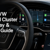 เชื่อมต่อแบบไร้สาย CarPlay ไปยัง Audi VW คู่มือการติดตั้ง Digital Cluster