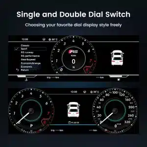 2009-2014 Ford F150 Digital Instrument Cluster | 13.1" Linux 7 กลุ่มหน้าปัดสไตล์ห้องนักบินเสมือนจริง