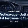 วิธีติดตั้งแผงหน้าปัดดิจิทัลสำหรับ Volkswagen Jetta