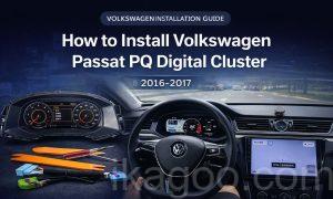 วิธีติดตั้งแผงหน้าปัดดิจิทัล Volkswagen Passat PQ