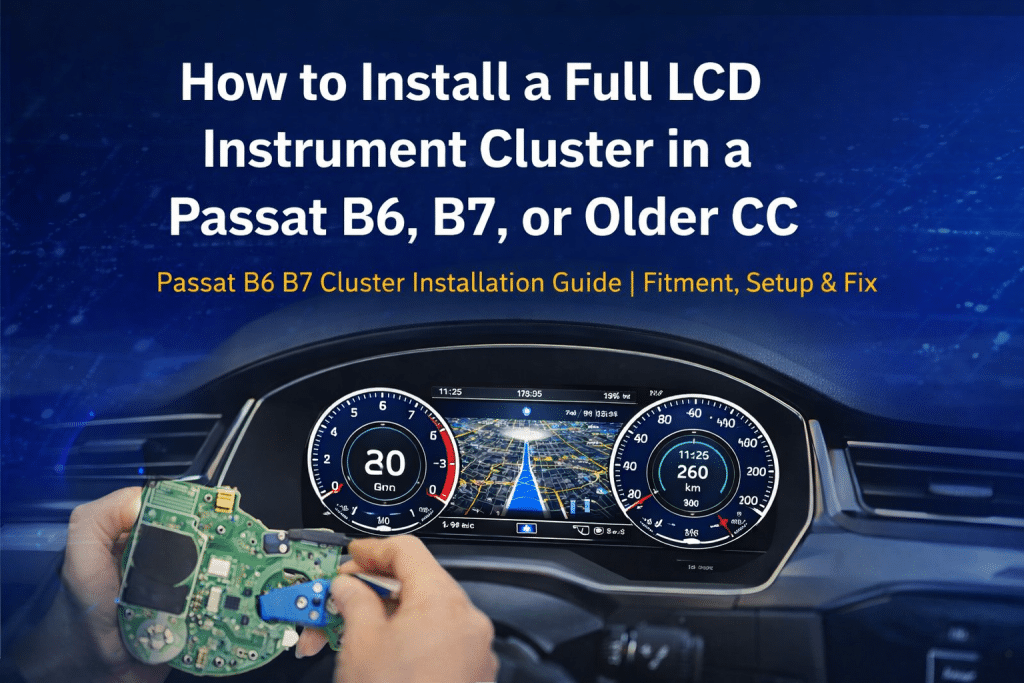 คู่มือการติดตั้งแผงหน้าปัด Passat B6 B7 | การติดตั้ง การตั้งค่า และการแก้ไขปัญหา