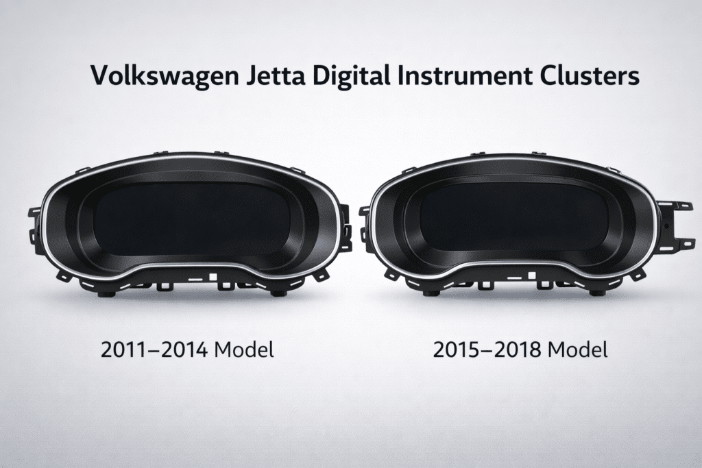 แผงหน้าปัดดิจิทัล Volkswagen Jetta