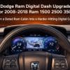 การอัปเกรดแผงหน้าปัดดิจิทัล Dodge Ram