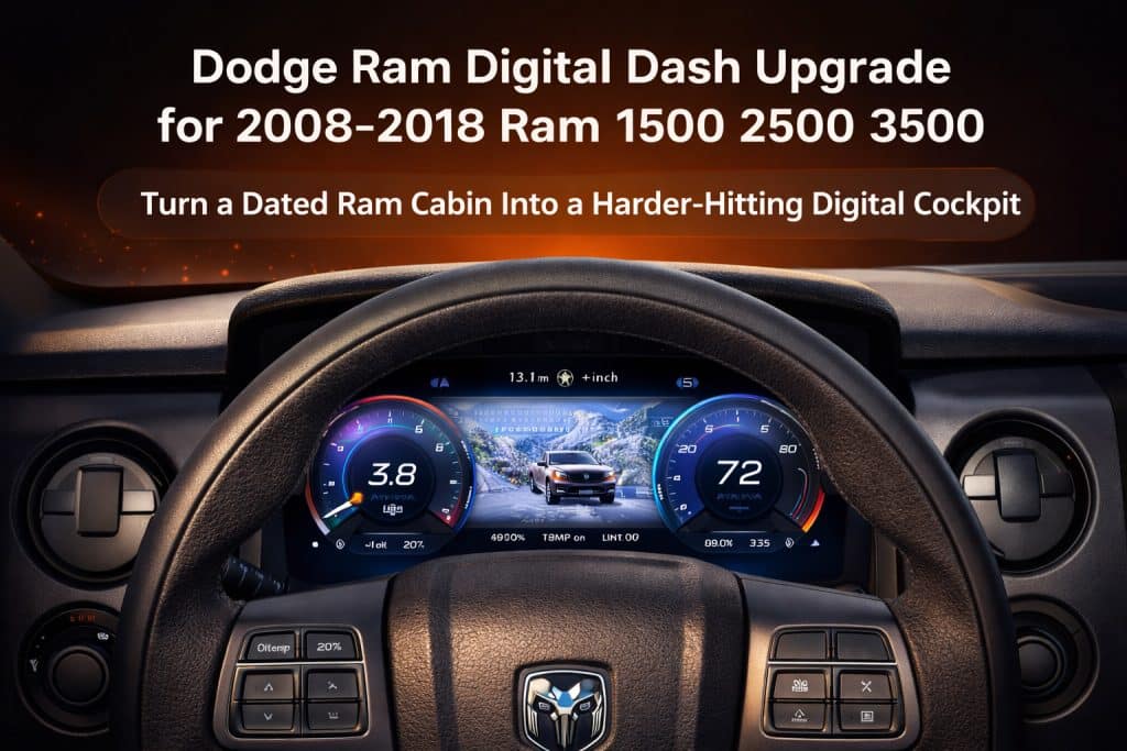 การอัปเกรดแผงหน้าปัดดิจิทัล Dodge Ram