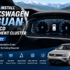 วิธีติดตั้งแผงหน้าปัด LCD แบบเต็ม Volkswagen Tiguan 2017–2022