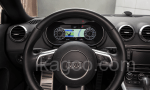 ผลลัพธ์สุดท้ายของการติดตั้งชุดมาตรวัดดิจิทัล Audi TT 8J