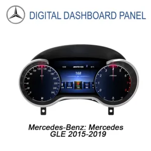 Mercedes GLE แผงหน้าปัดดิจิทัล 2015-2019 | 12.3 LCD CarPlay