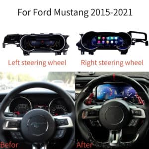 การติดตั้ง Ford Mustang S550 Digital Cluster สำหรับพวงมาลัยซ้ายและขวา