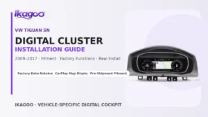 VW Tiguan 5N digital cluster installation guide for 2009-2017 models | iKAGOO
