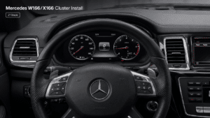 การติดตั้ง Digital Cluster สำหรับ Mercedes W166 X166 | 2012–2019