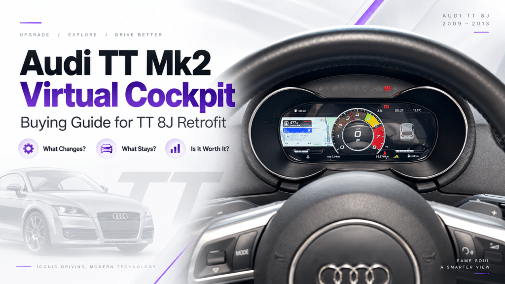 คู่มือผู้ซื้อ Audi TT Mk2 Virtual Cockpit: อะไรเปลี่ยนไป อะไรคงเดิม และการดัดแปลง 8J คุ้มค่าหรือไม่?