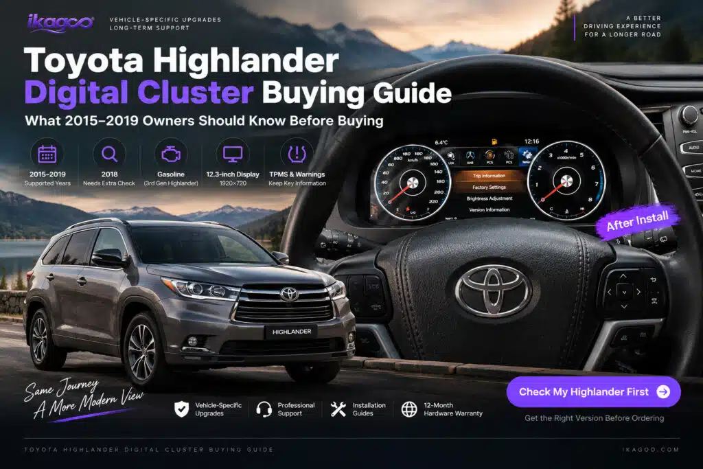 คู่มือการเลือกซื้อหน้าปัดดิจิทัล Toyota Highlander: สิ่งที่เจ้าของ 2015–2019 ควรรู้ก่อนซื้อ