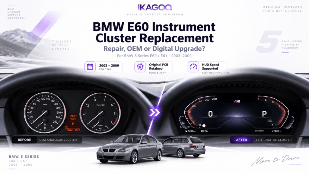 BMW E60 Instrument Cluster Replacement 2003–2009 Guide