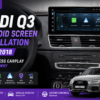 การติดตั้งหน้าจอ Android สำหรับ Audi Q3 2013-2018