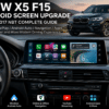 BMW X5 F15 Screen Upgrade 12.3 inch Android screen before and after installation