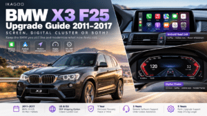 คู่มือการอัปเกรด BMW X3 F25 2011–2017: หน้าจอ