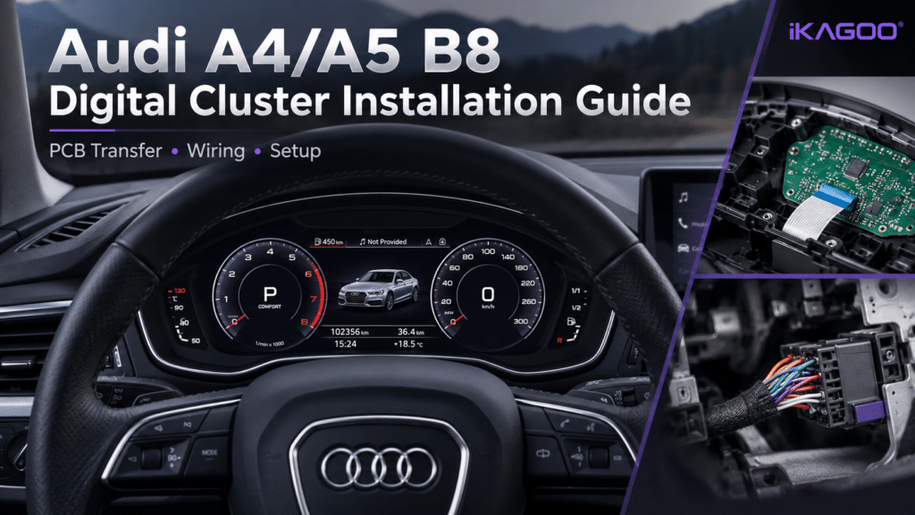 คู่มือการติดตั้งมาตรวัดดิจิทัล Audi A4 A5