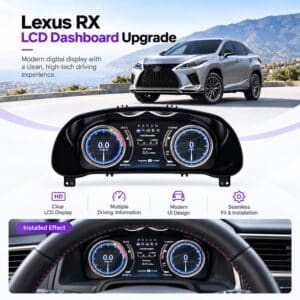 ตัวอย่างการอัปเกรดแดชบอร์ดด้วยมาตรวัดดิจิทัล Lexus RX