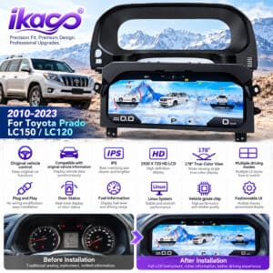 Toyota Land Cruiser Prado 150 คลัสเตอร์ดิจิทัล 2010–2020 – ภาพแกลเลอรีสินค้า 8