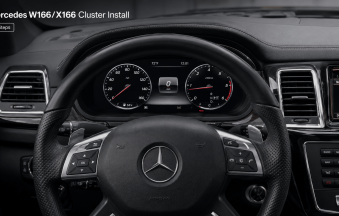การติดตั้ง Digital Cluster สำหรับ Mercedes W166 X166 | 2012–2019