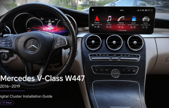 คู่มือการติดตั้ง Digital Cluster ของ Mercedes W447: 27 ขั้นตอนจริงสำหรับ V-Class 2016–2019