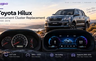 ขั้นตอนการติดตั้งแผงหน้าปัดดิจิทัล Toyota Hilux Fortuner แบบไม่สูญเสียสัญญาณ